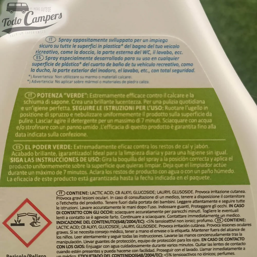 THETFORD NUOVO BATHROOM CLEANER DETERGENTE PER BAGNO,DOCCIA,PARTE ESTERNA DE WC E LAVABO - IN PROMOZIONE! - Image 3