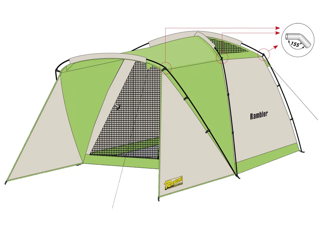 BERTONI TENDA RAMBLER 2 - Image 2