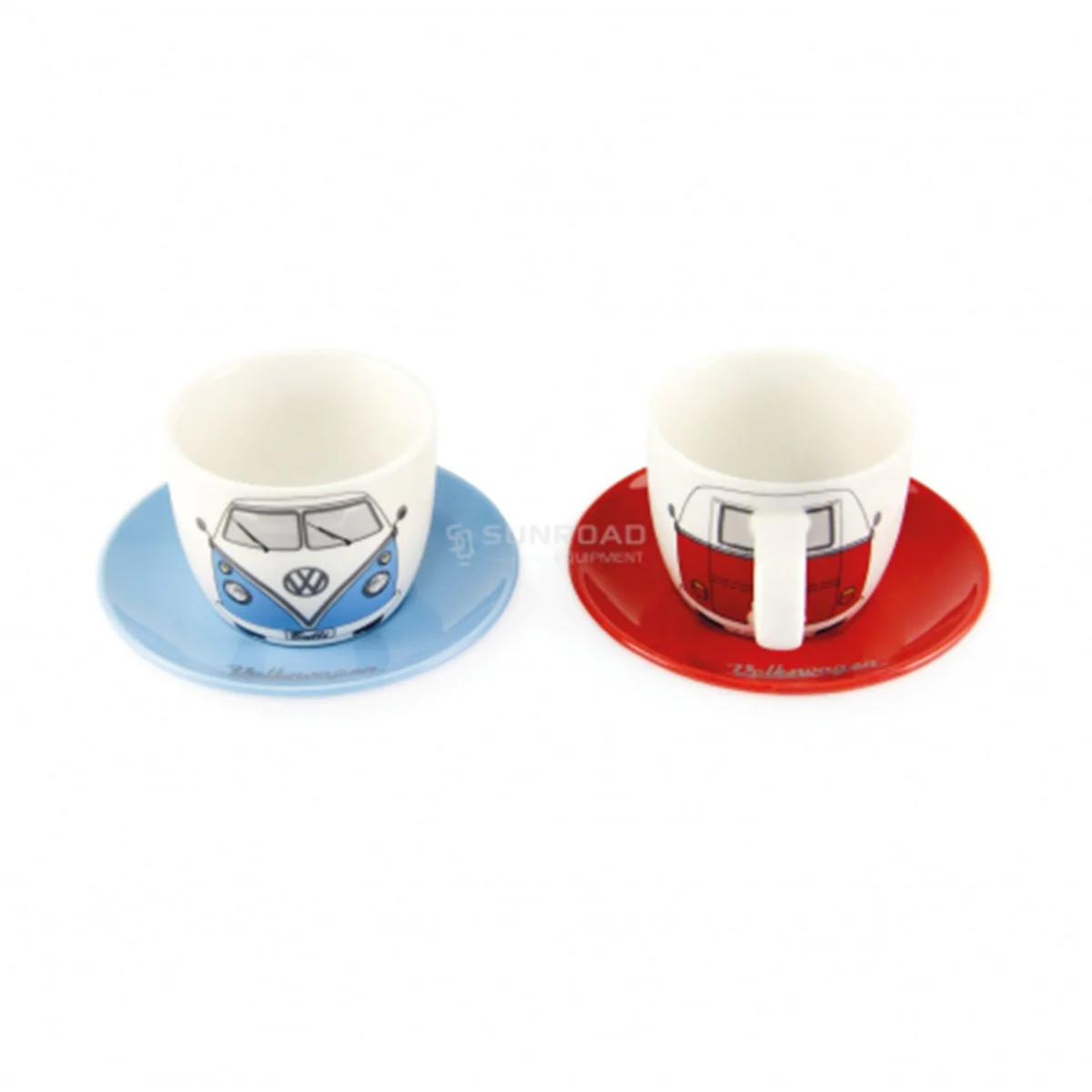 VK COLLECTION COPPIA DI TAZZINE DA CAFFE' IN PORCELLANA DA 100ml - Image 2